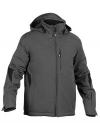 Graue Arbeits Winterjacke Herren